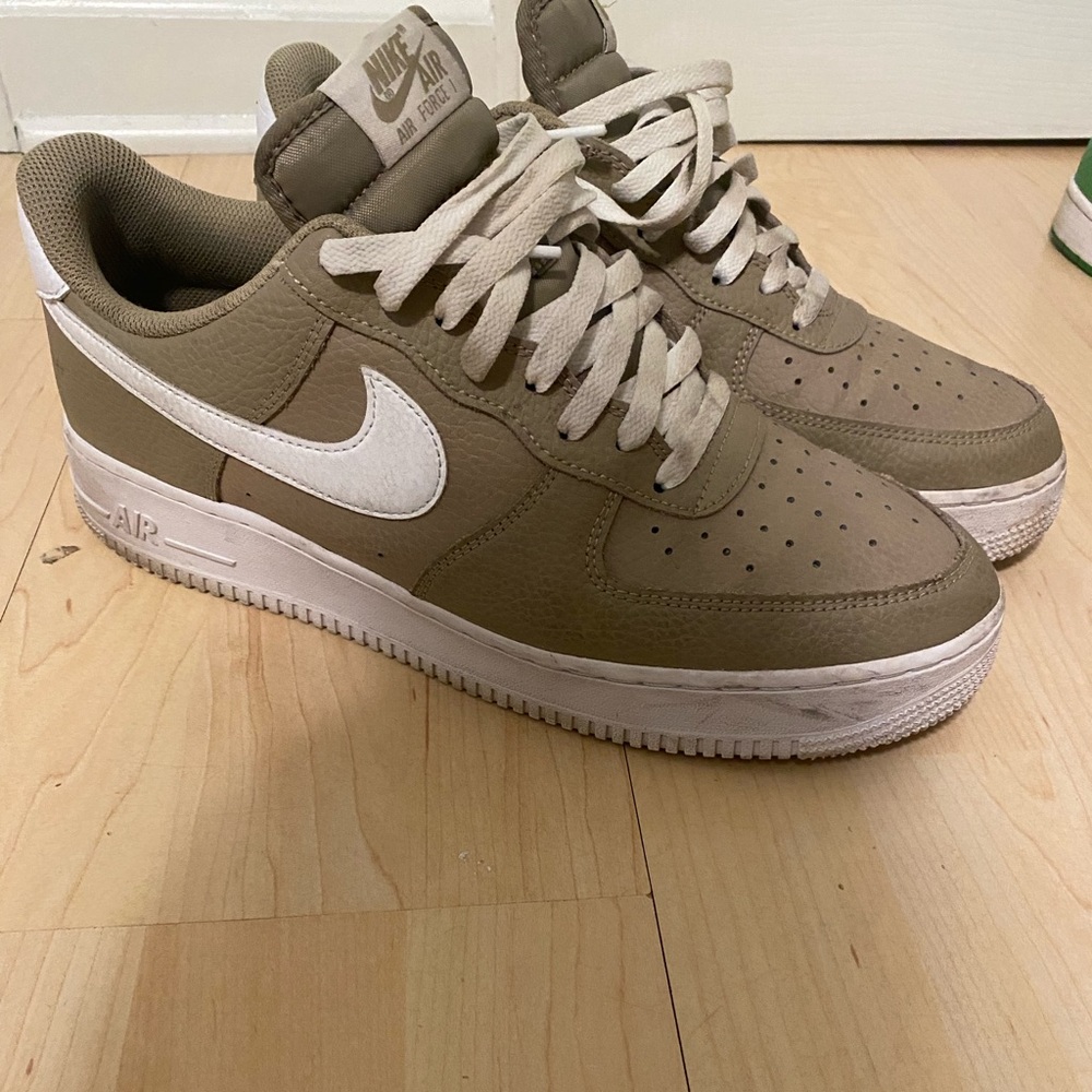Nike air force ones *olive*
